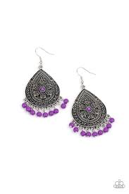 Paparazzi Blossoming Teardrop - purple