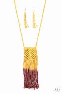 Paparazzi Look At MACRAME Now - Yellow