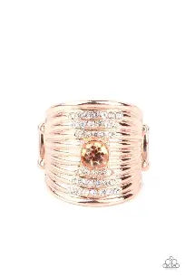 Paparazzi - Crystal Corsets - copper