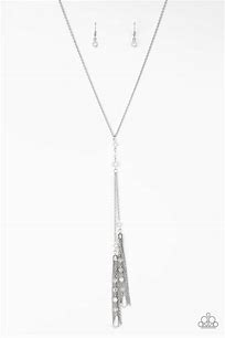 Paparazzi Timeless Tassels - Silver