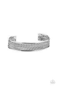 Paparazzi - Risk-Taking Texture - silver