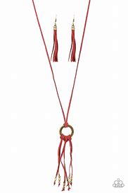 Paparazzi Feel at HOMESPUN - red