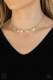 Paparazzi Ready, Set, DISCO! - silver choker