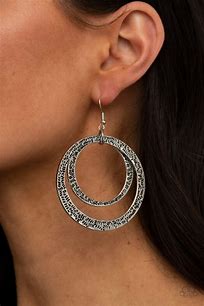 Paparazzi Rounded Out - silver