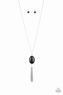 Paparazzi Tasseled Tranquility - black
