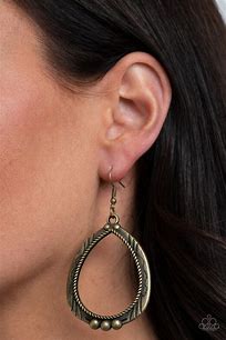 Paparazzi Terra Topography - brass