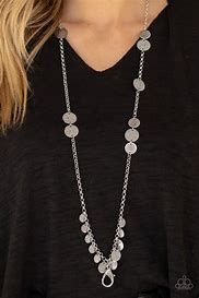 Paparazzi Trailblazing Trinket Lanyard - silver