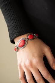 Paparazzi - Mesa Timezone - red